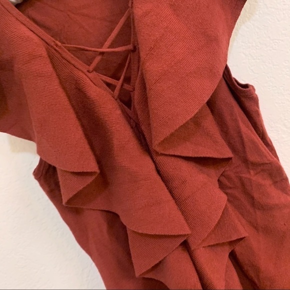 REVOLVE RONNY KOBO LUZ BODYSUIT In Auburn Small - Picture 8 of 11